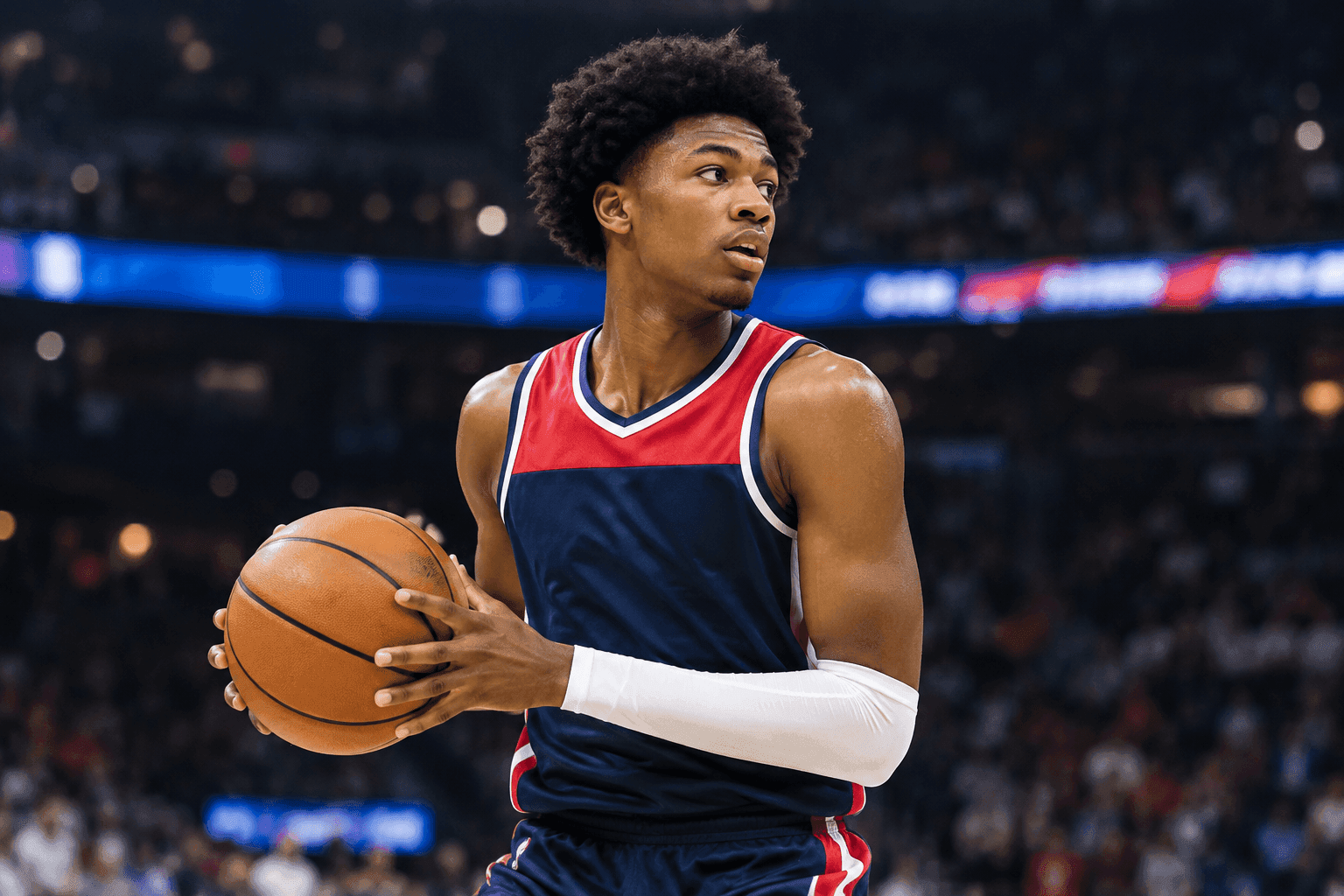 Editorial sports image for Tre Johnson Cleared for Friday After Achilles Scare