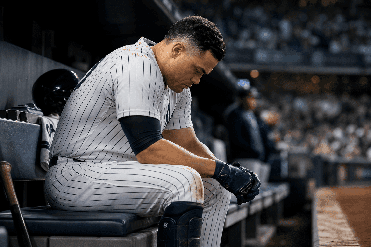 Editorial sports image for Giancarlo Stanton's Calves Have Once Again Betrayed The Yankees