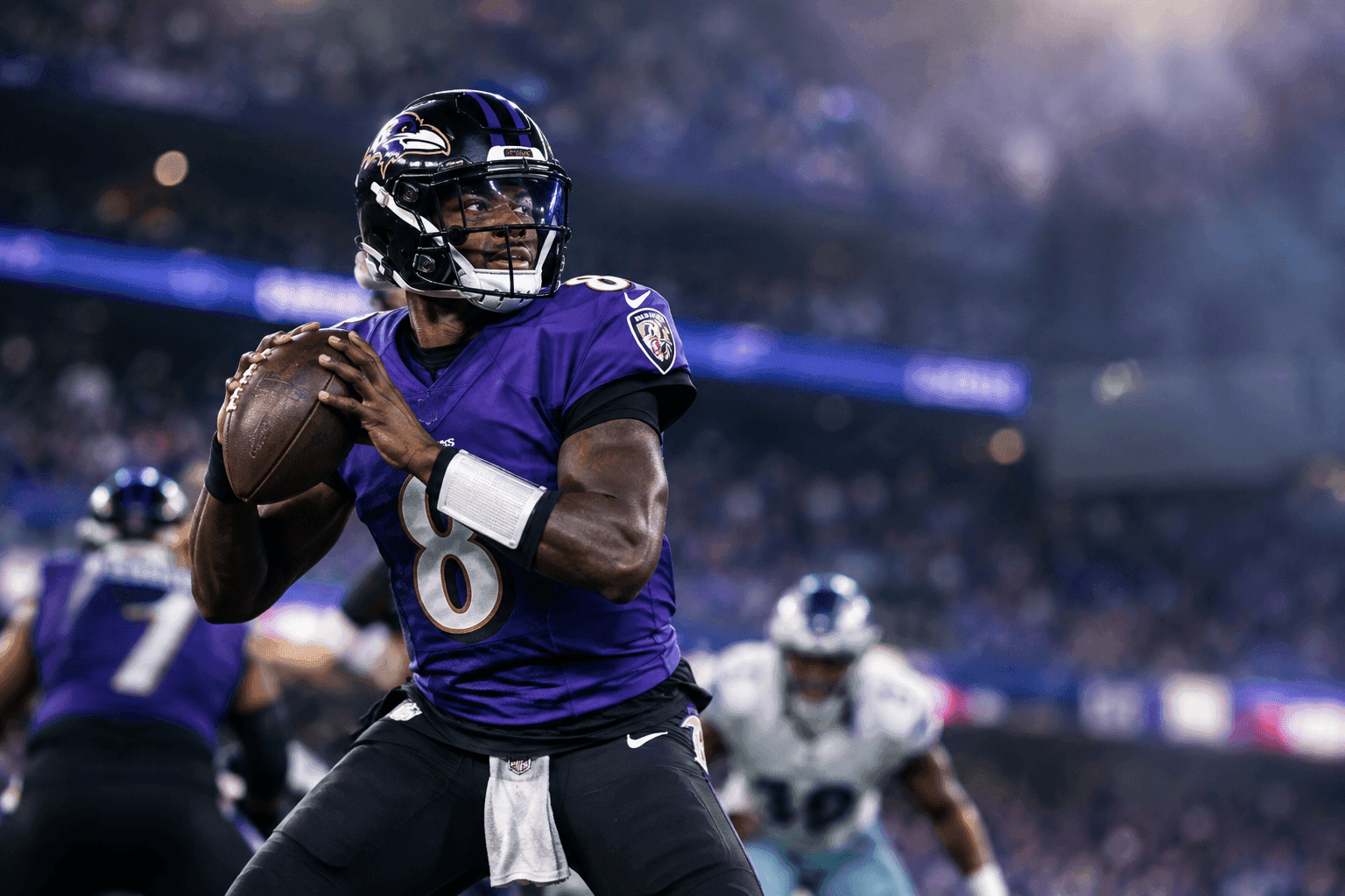 Editorial sports image for Lamar Jackson Cleared for Sunday, Titans Defense Officially on Notice