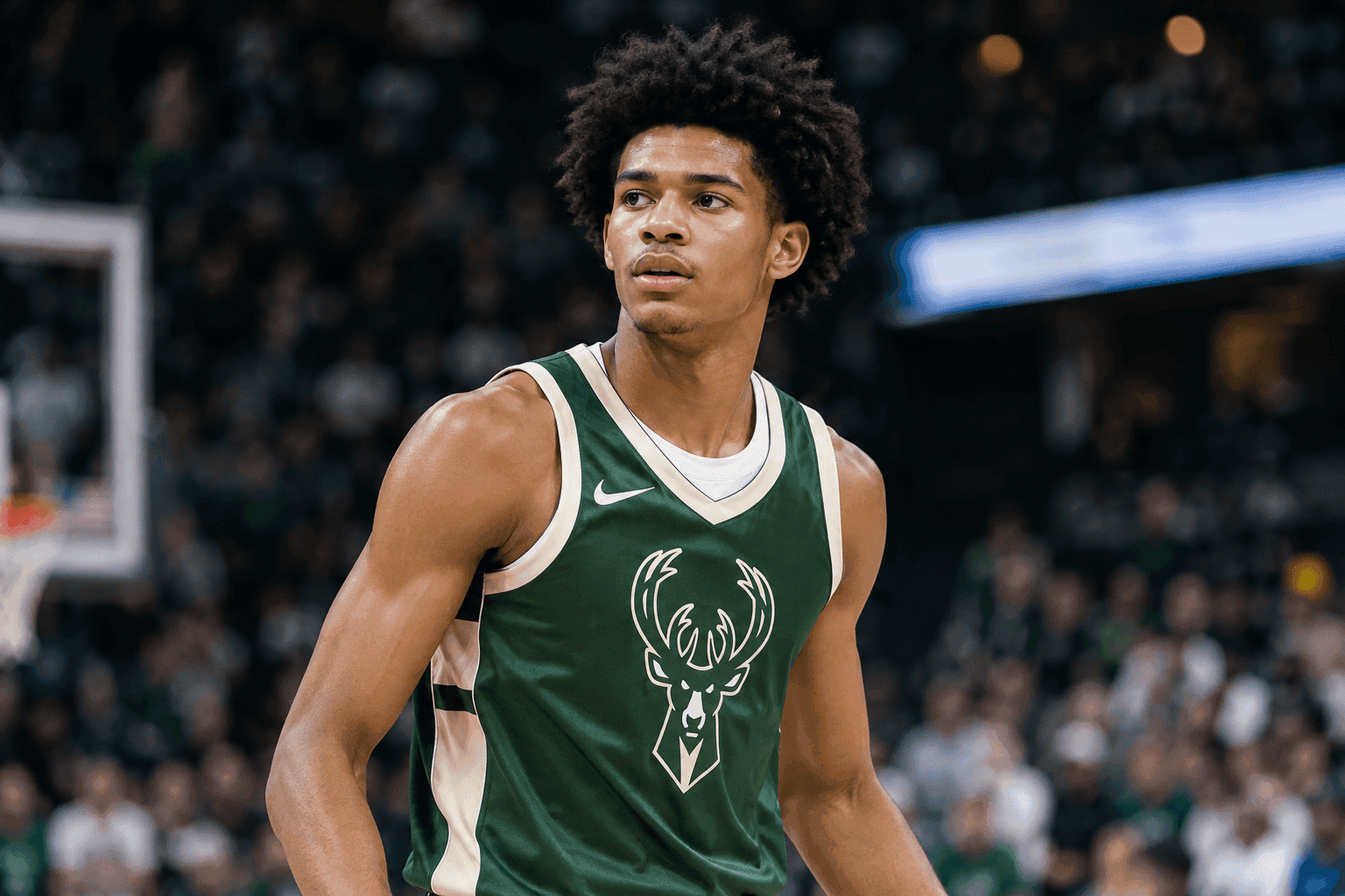 Editorial sports image for Bucks Rookie Nate Ament Cleared for Post-Giannis Era Opener