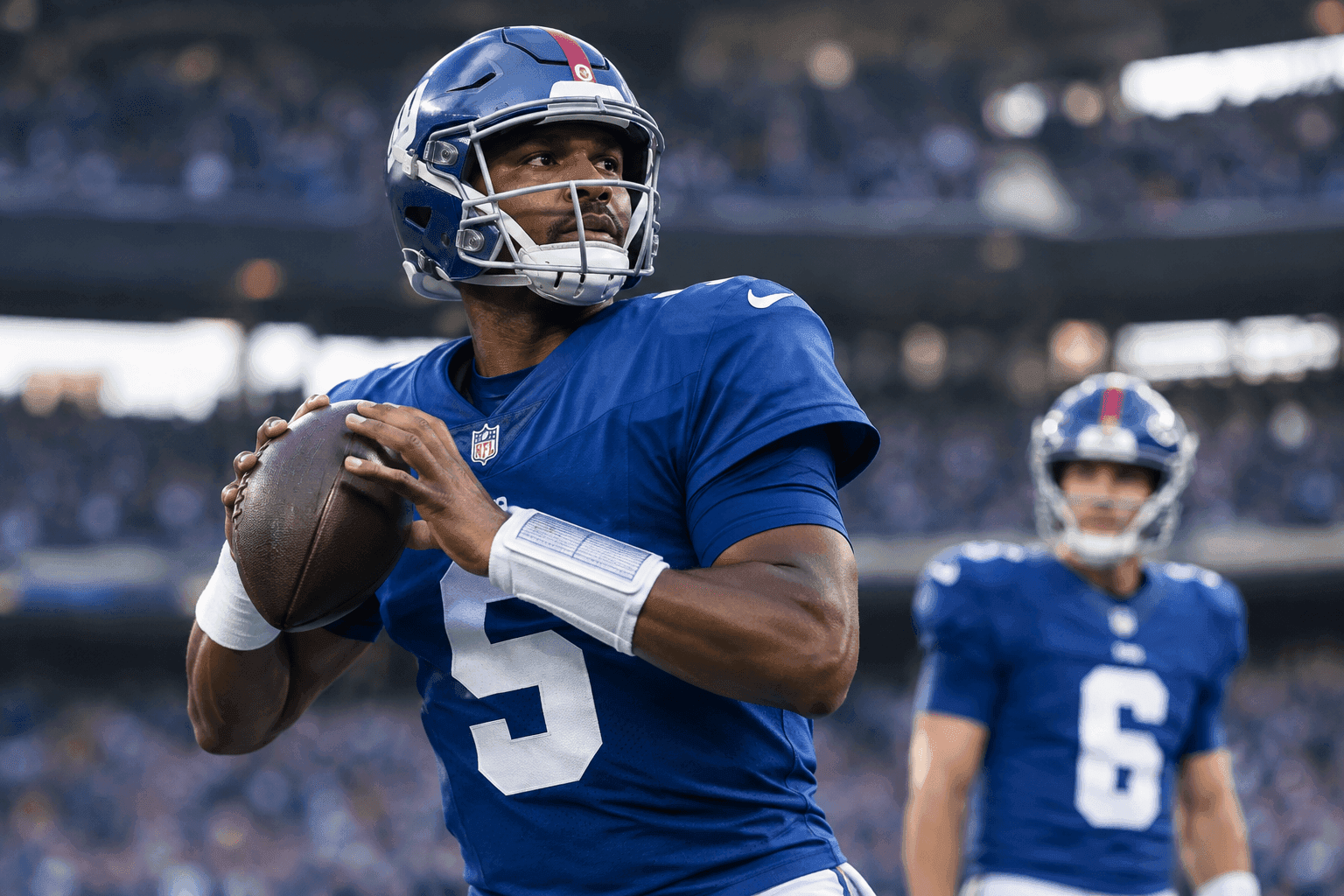 Editorial sports image for The Giants Are Officially Entering the Jameis Winston Experience