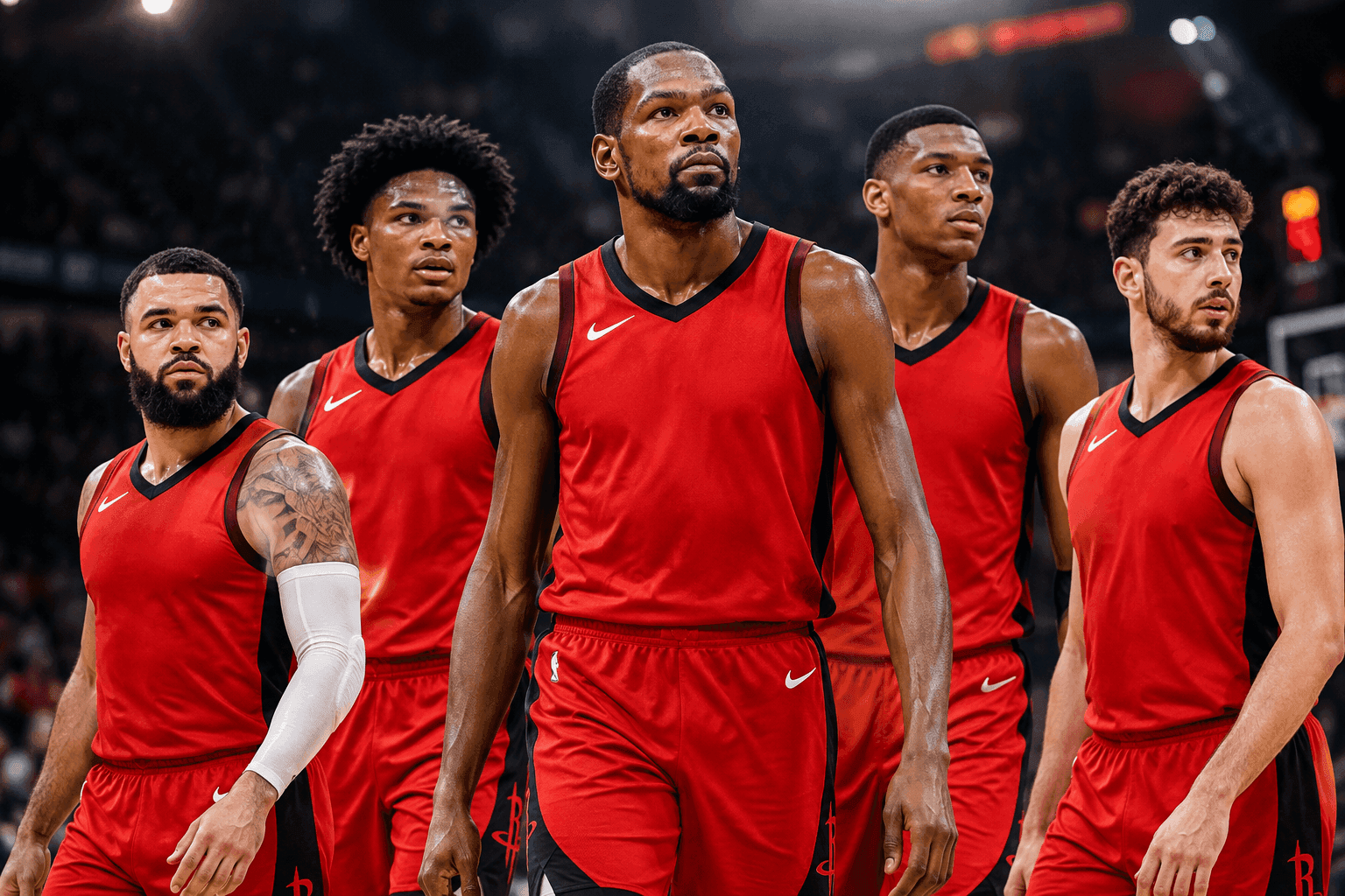 Editorial sports image for Rockets Roll Out Video Game Lineup Against Spurs