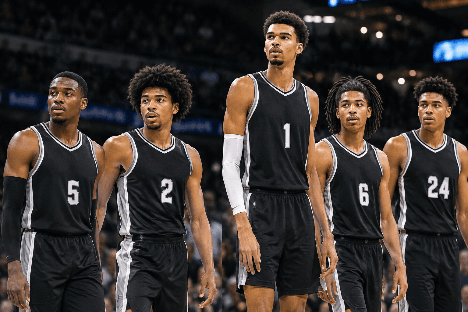 Editorial sports image for Spurs Go Full Chaos Mode With Three-Guard Starting Lineup