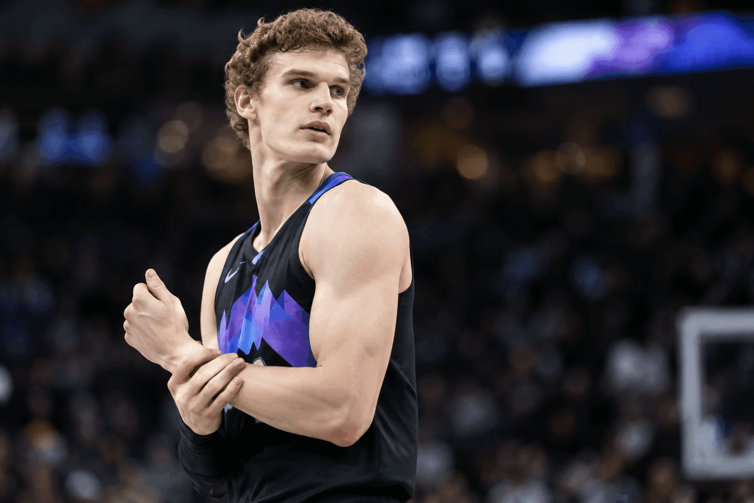 Editorial sports image for Lauri Markkanen's Wrist Injury Sidelines Him for Wednesday's Slate