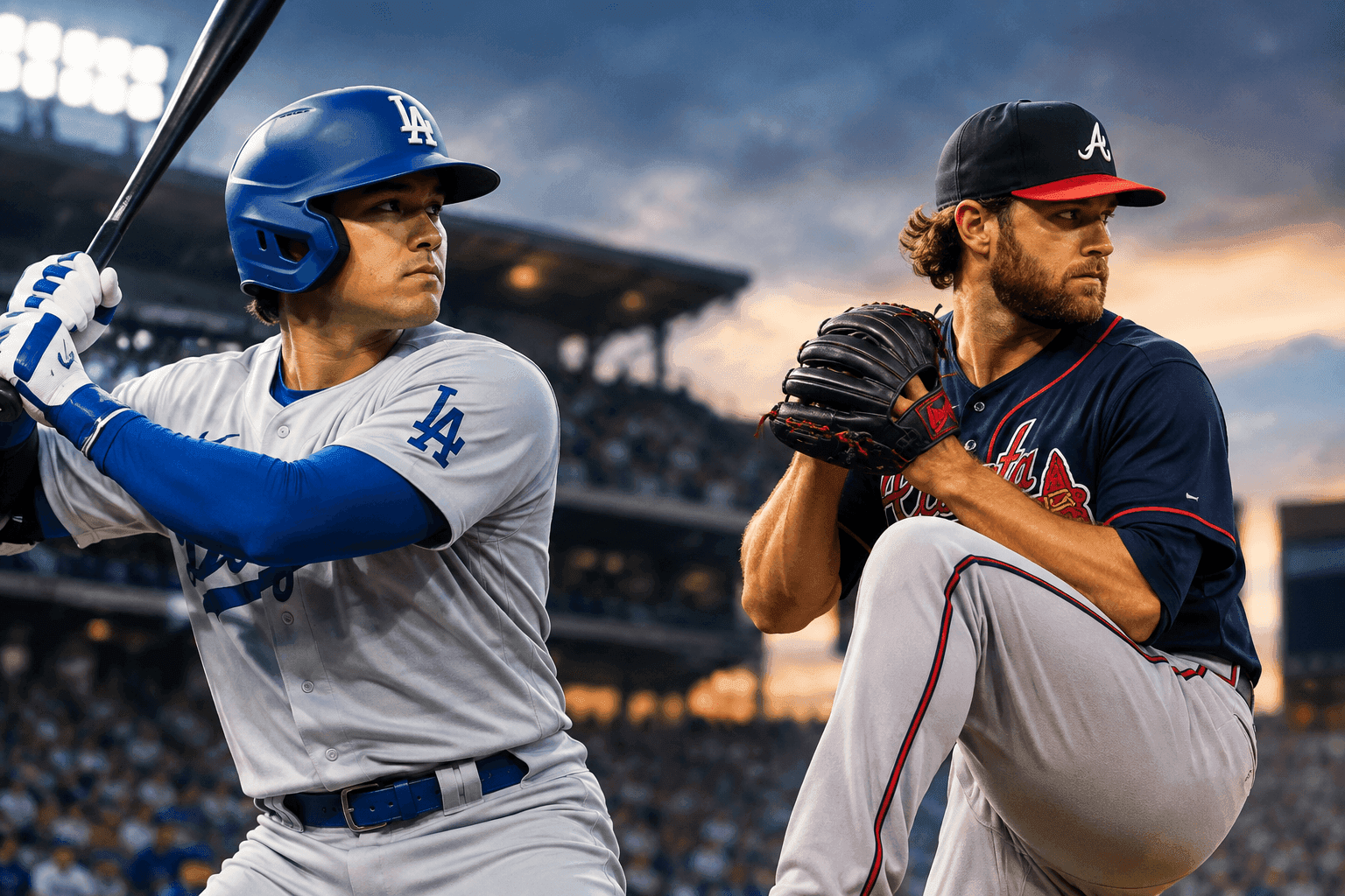 Editorial sports image for Dodgers and Braves Lock in NLDS Rosters for a Heavyweight Clash