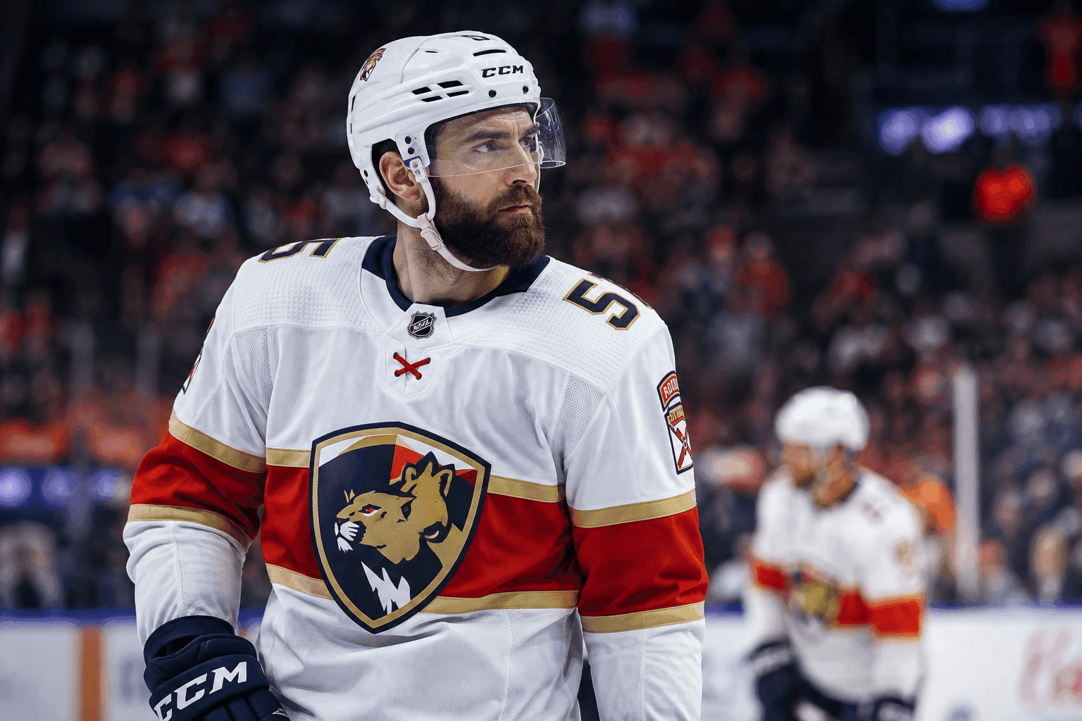 Editorial sports image for Aaron Ekblad Scratched Against Ducks With Classic 'Undisclosed' Injury