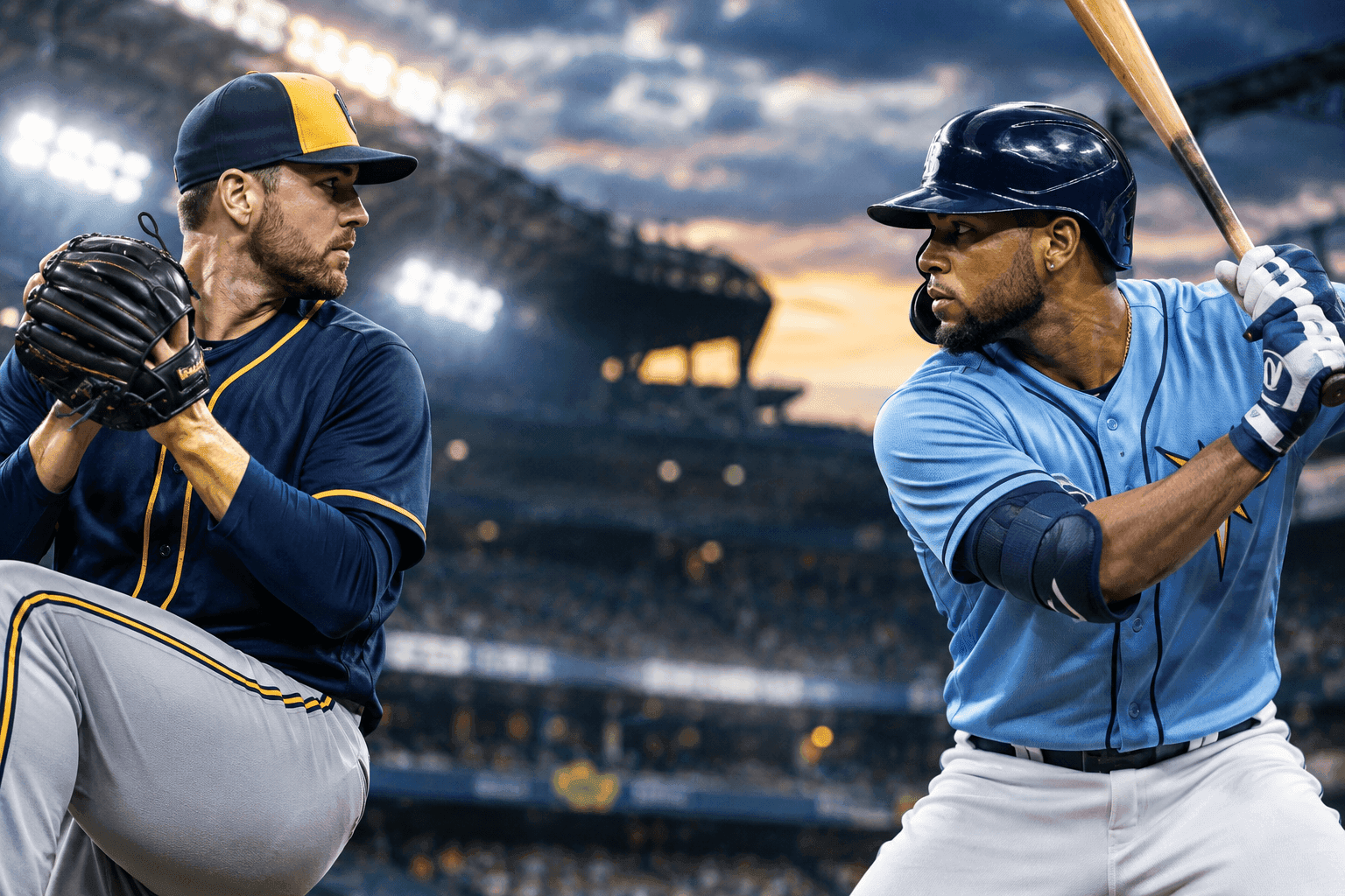 Editorial sports image for Brewers and Rays Crash the World Series Party
