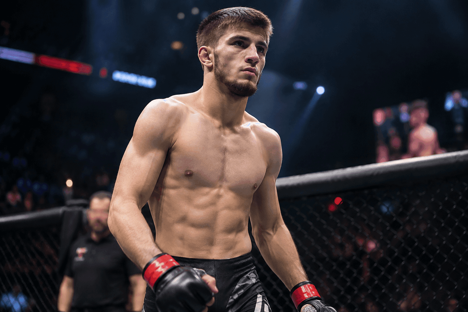 Editorial sports image for Asaf Chopurov Hits the Scale for the Most Over-Prepared Debut in UFC History