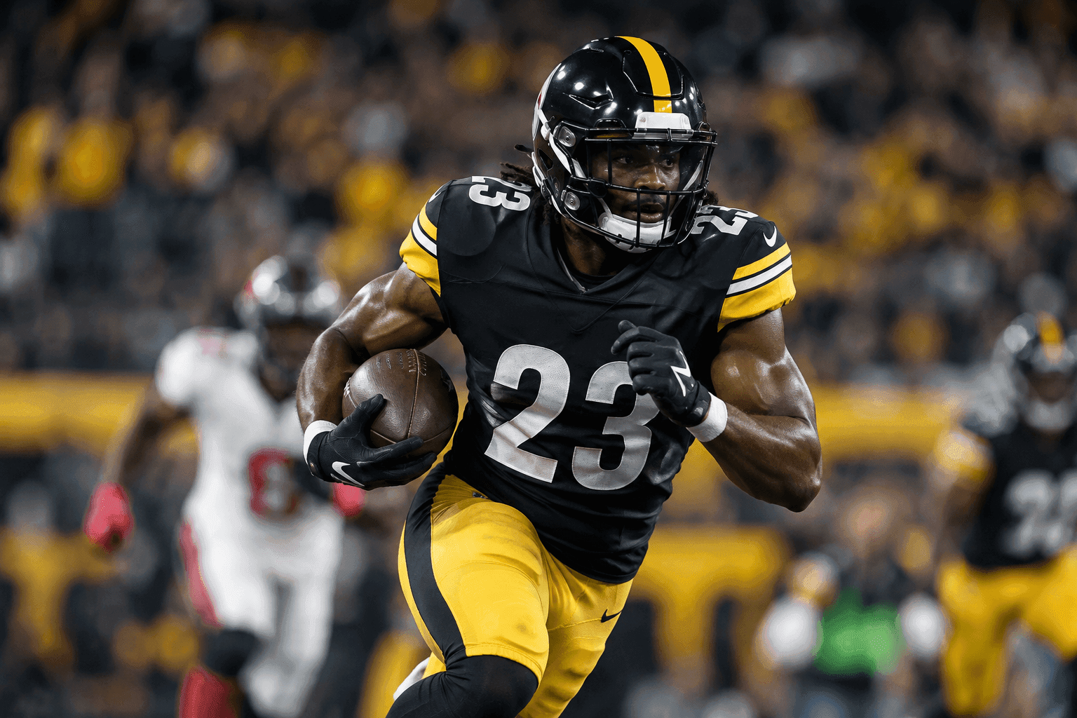 Editorial sports image for Steelers Get Rico Dowdle Back Just in Time to Face a Reeling Bucs Team