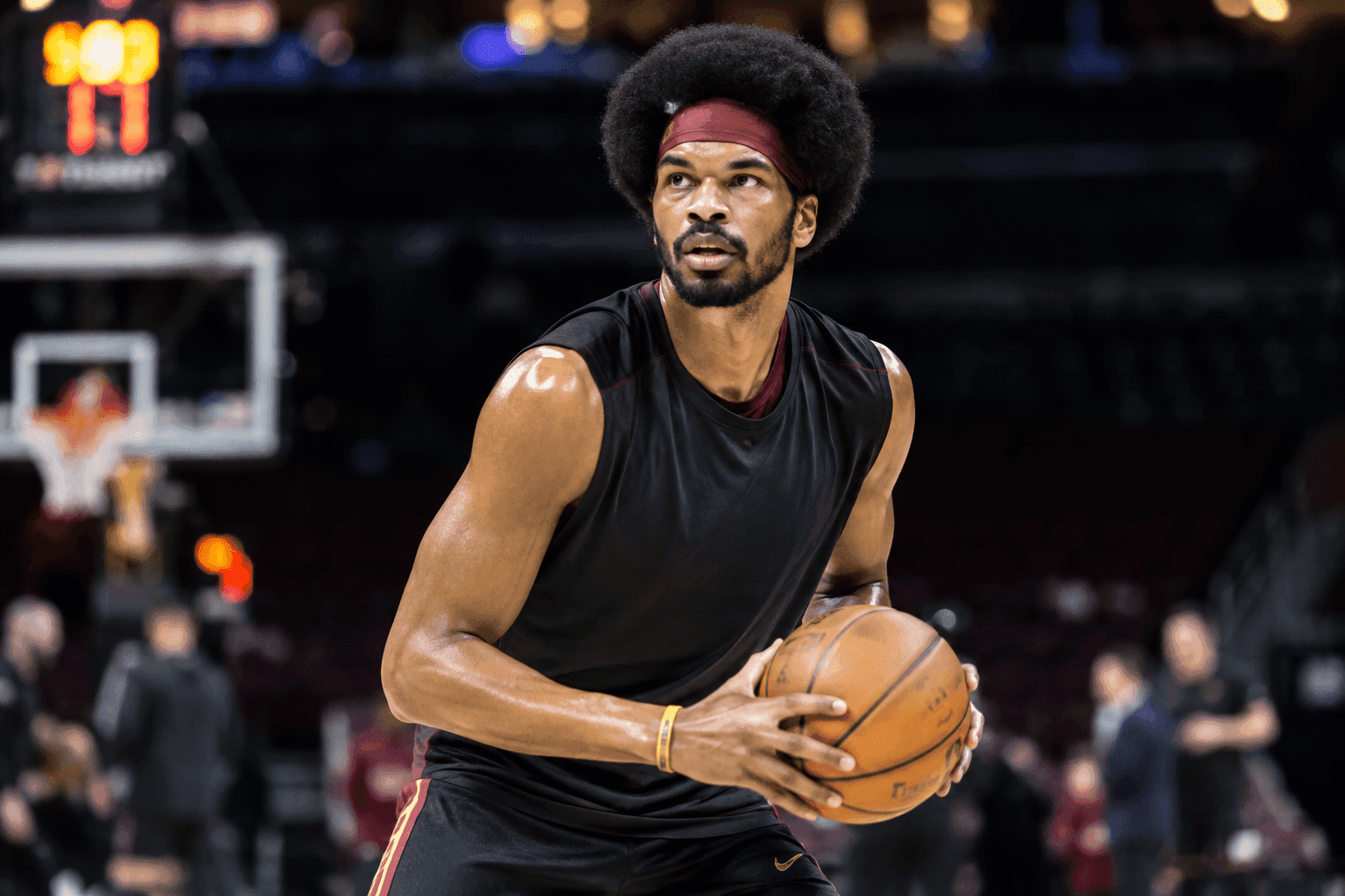 Editorial sports image for Jarrett Allen's Knees Are Finally Cooperating (For Now)