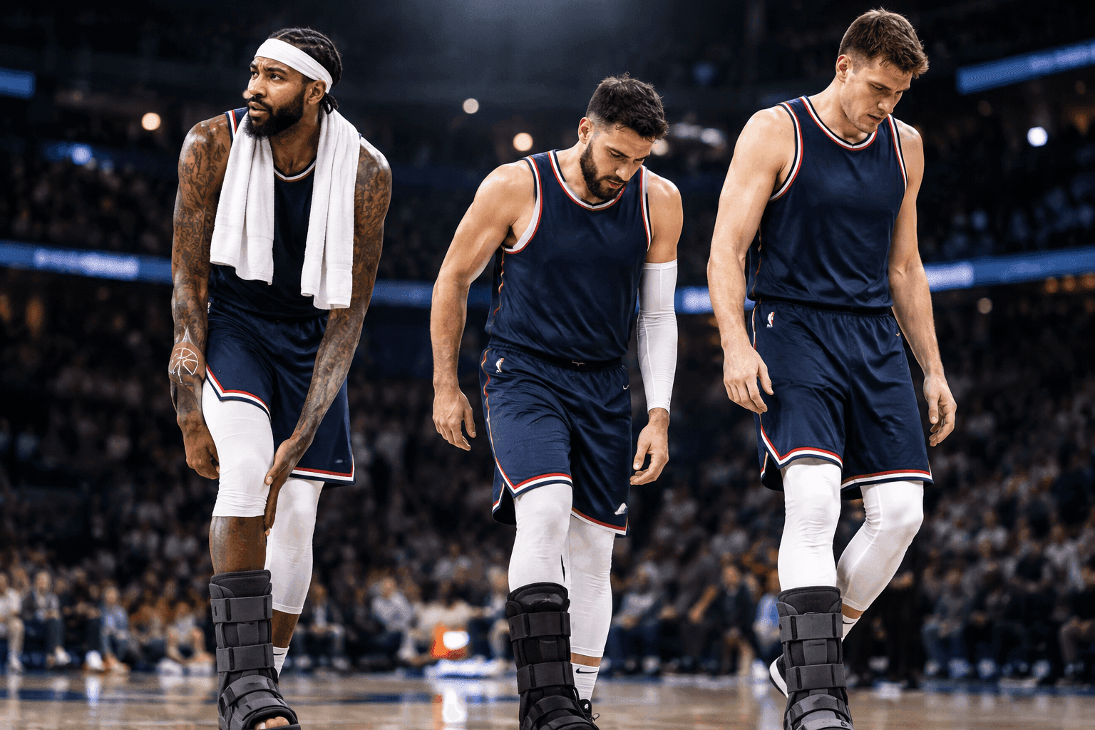 Editorial sports image for Clippers' Injury Report Turns Into a Podiatrist's Waiting Room