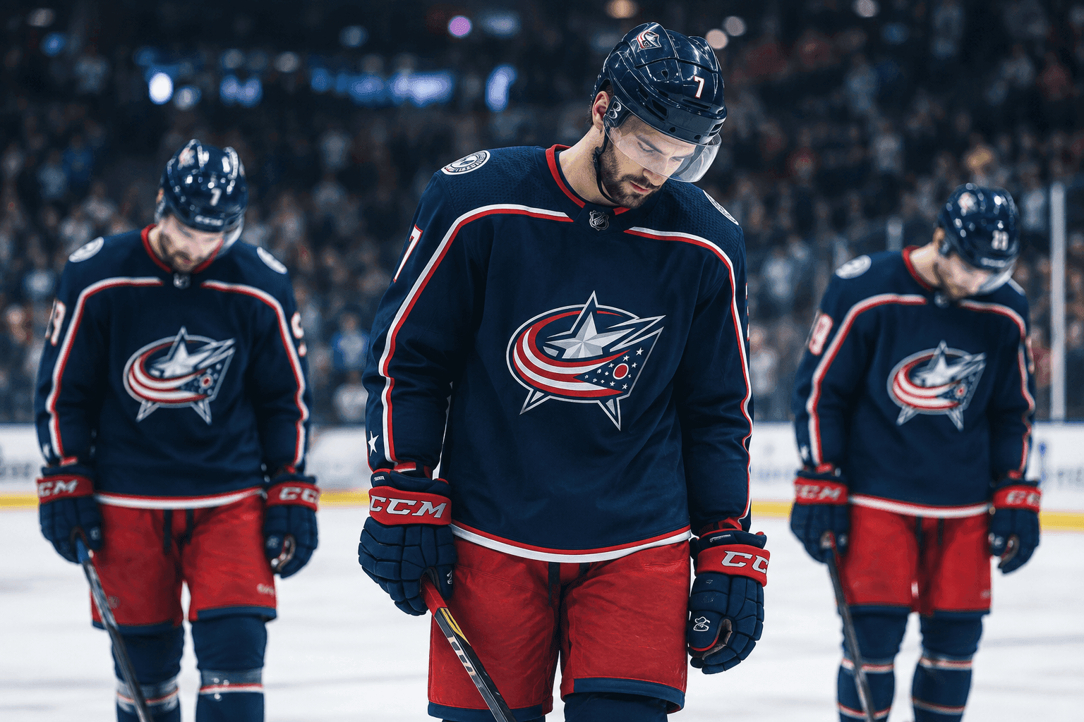 Editorial sports image for Blue Jackets Blue Line Decimated: Provorov, Fabbro, Severson Out Week-to-Week
