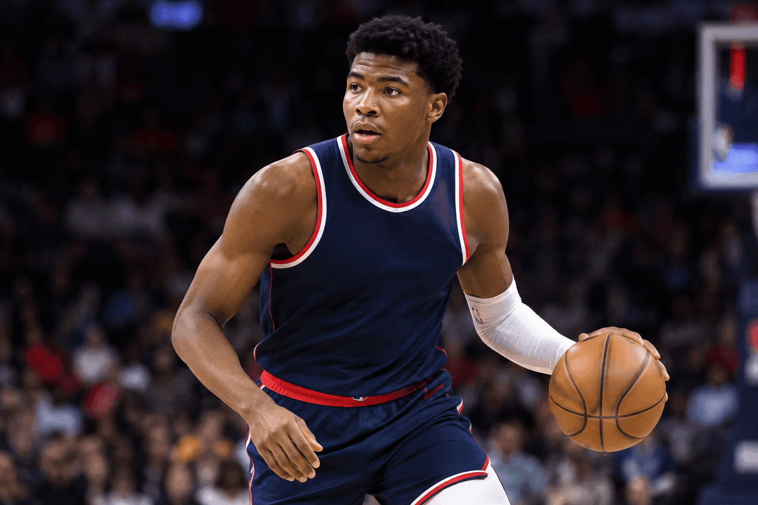 Editorial sports image for Rui Hachimura Shakes Off Quad Soreness to Start Against Timberwolves