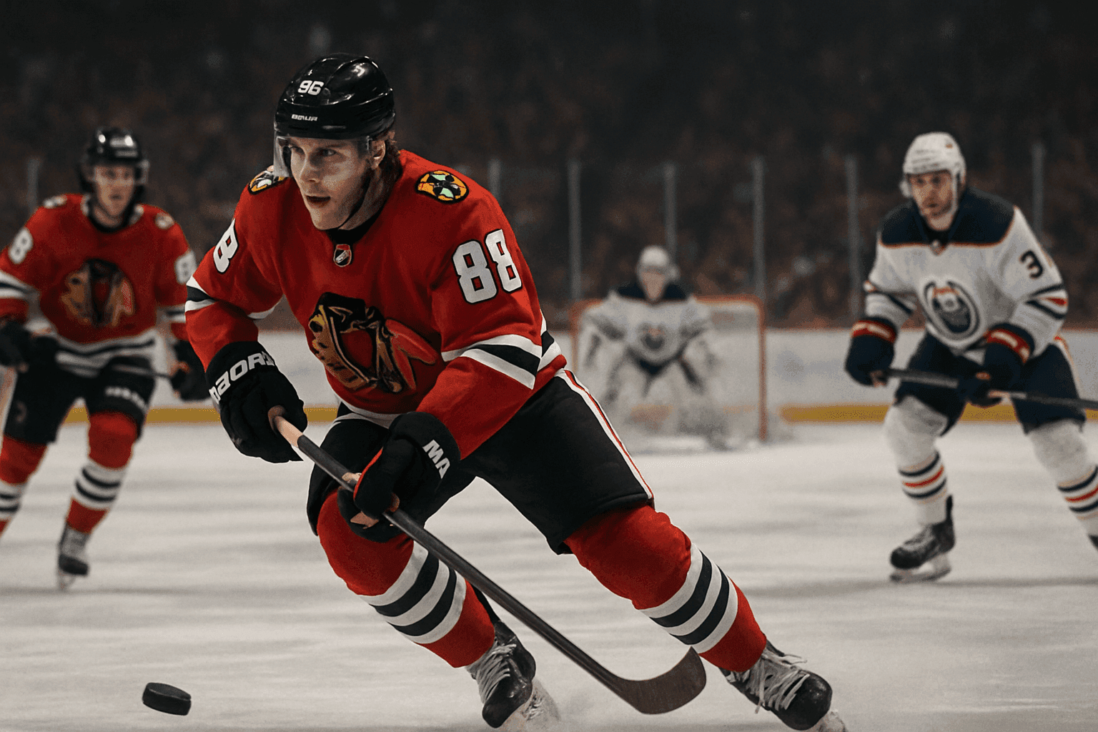 Editorial sports image for Patrick Kane Returns to the Blackhawks to Save Chicago's Early Season