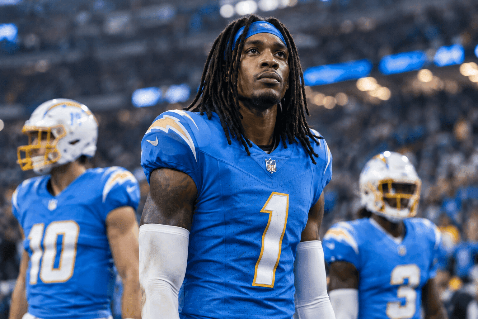 Editorial sports image for Chargers Wave the White Flag Early: Johnston, Alt, and James Ruled Out