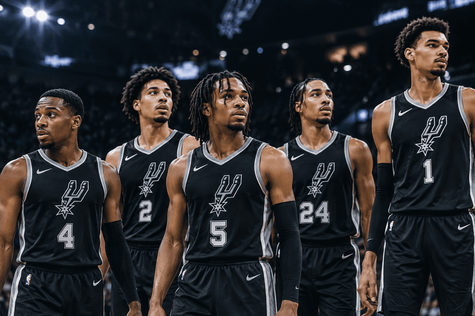 Editorial sports image for Spurs Unleash Terrifying New Starting Five Against Kings