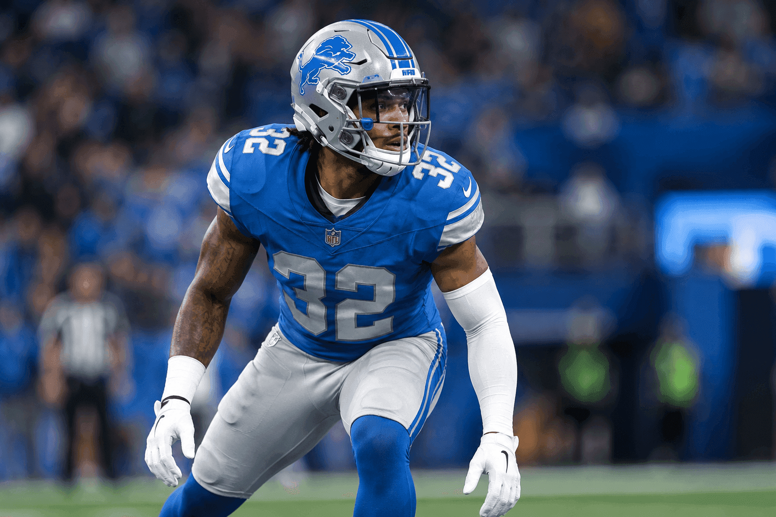 Editorial sports image for Modern Medicine Wins Again: Lions Activating Brian Branch for Sunday's Packers Clash