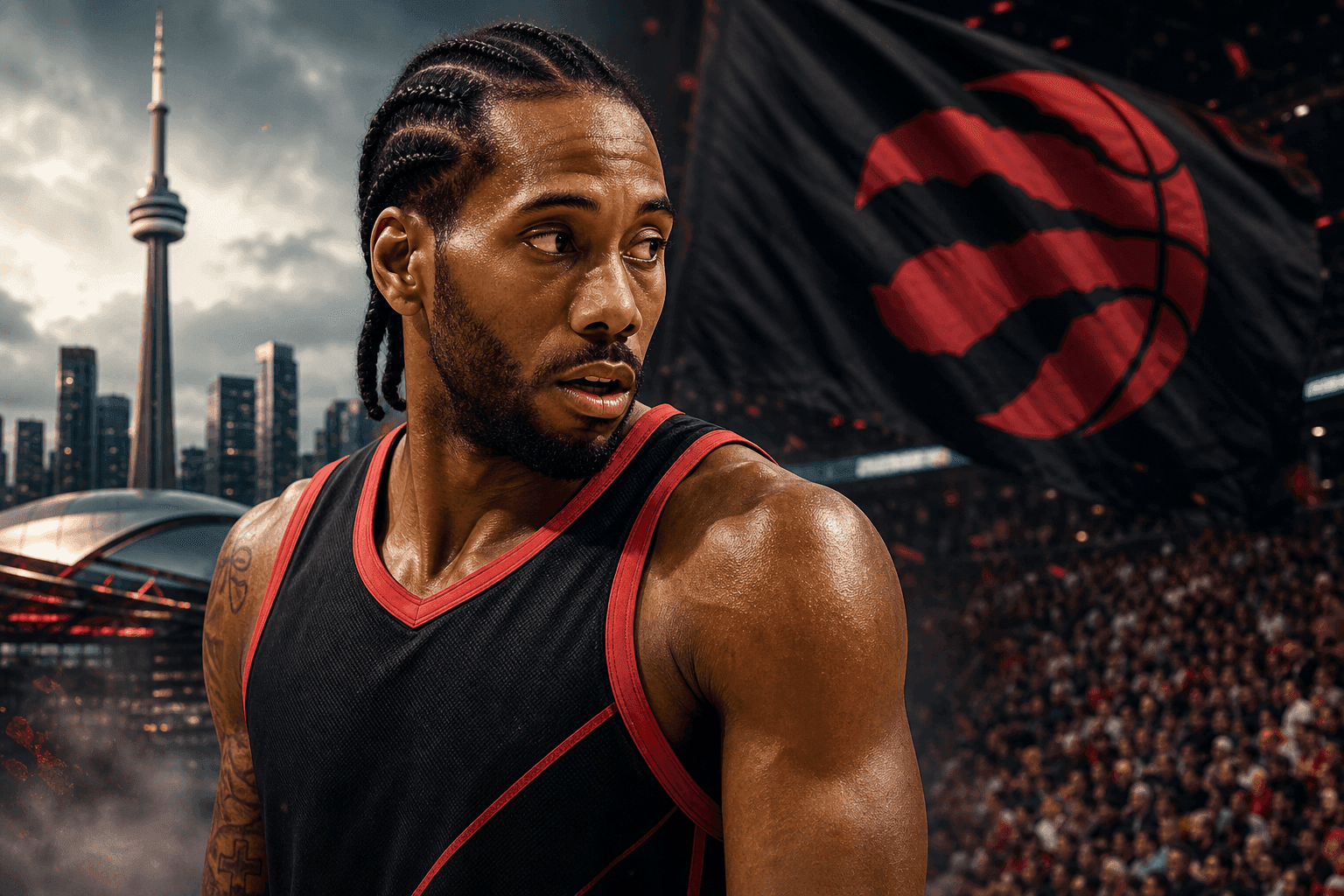 Editorial sports image for Kawhi Leonard Reportedly Believes a Reunion Trade to the Raptors is Happening