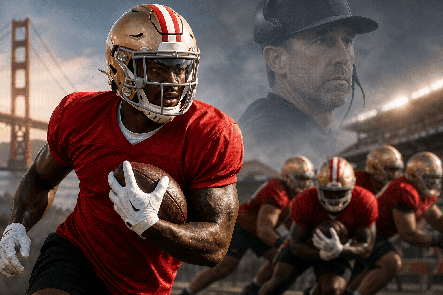 Editorial sports image for Zamir White Signs With 49ers Because Kyle Shanahan Can Never Have Enough Running Backs