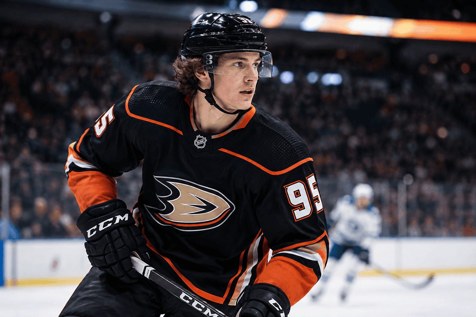 Editorial sports image for Ducks Call Up 2025 Top-10 Pick Roger McQueen for Potential NHL Debut