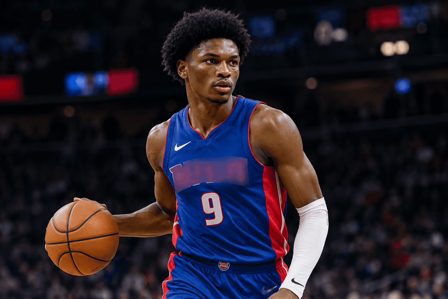 Editorial sports image for Ausar Thompson's Ankle Keeps the Pistons Guessing Ahead of Philly Matchup