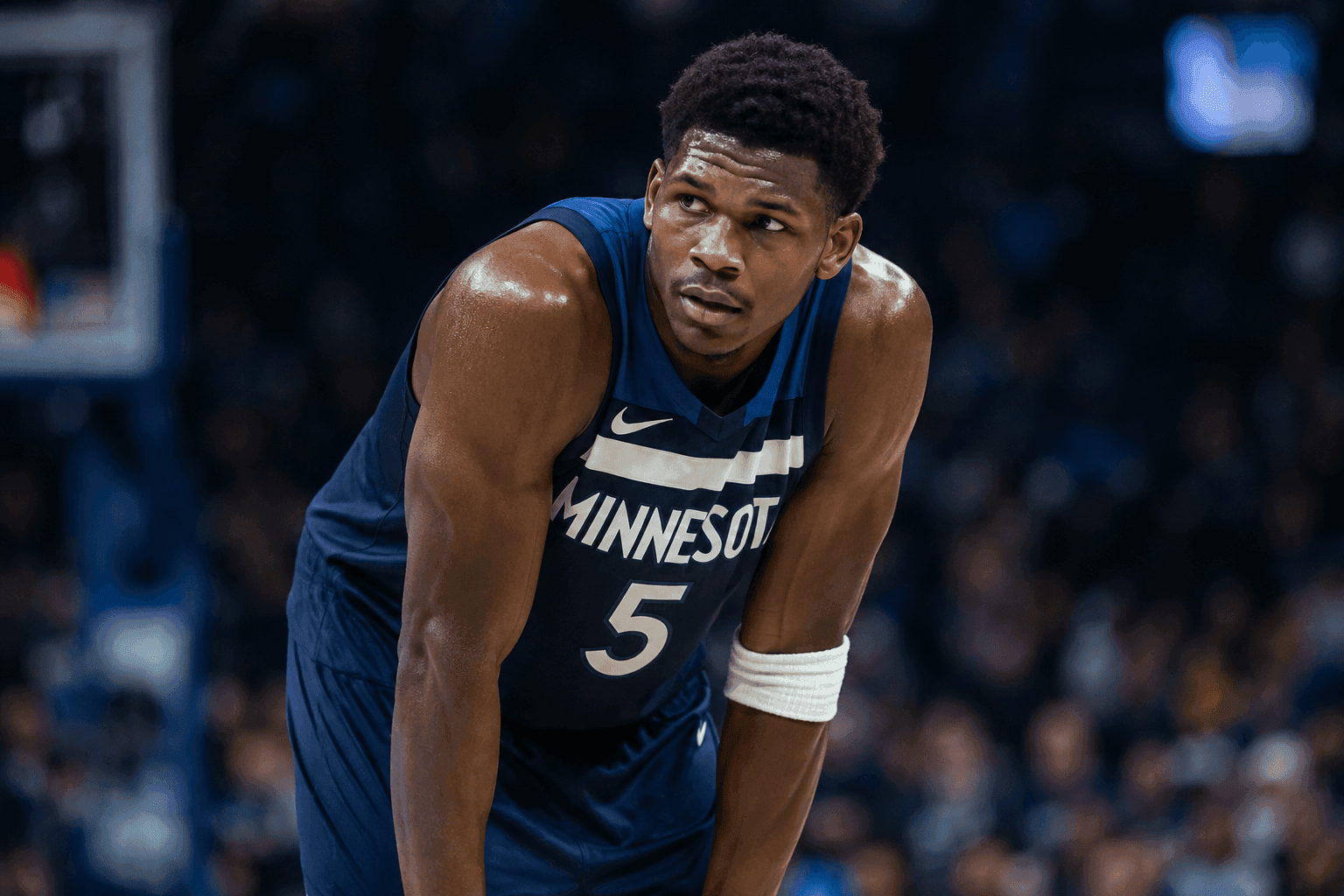 Editorial sports image for Anthony Edwards Questionable Against Cavs as Timberwolves Play the 'Maintenance' Game