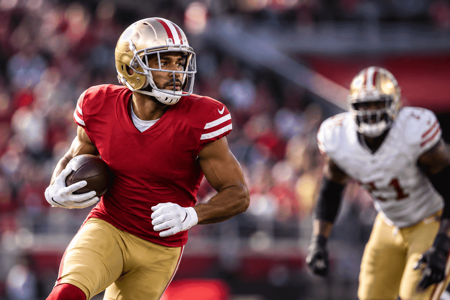 Editorial sports image for 49ers Open Christian Kirk's Practice Window to Save a Battered Receiver Room