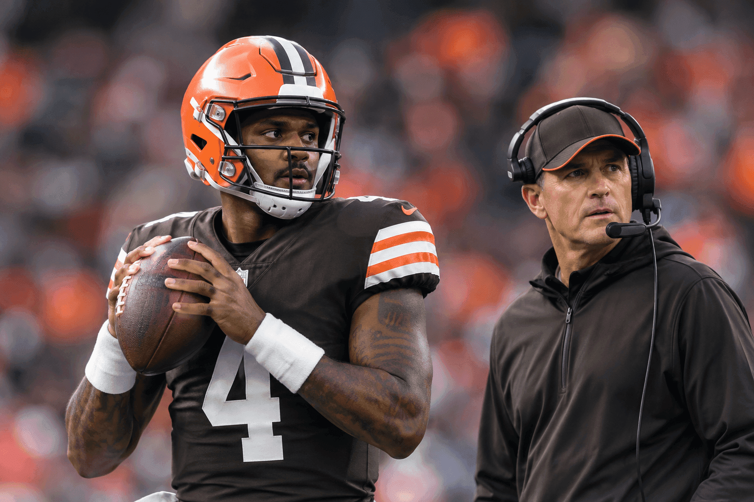 Editorial sports image for Todd Monken Saw 'Good Things' From Deshaun Watson. We Have Questions.