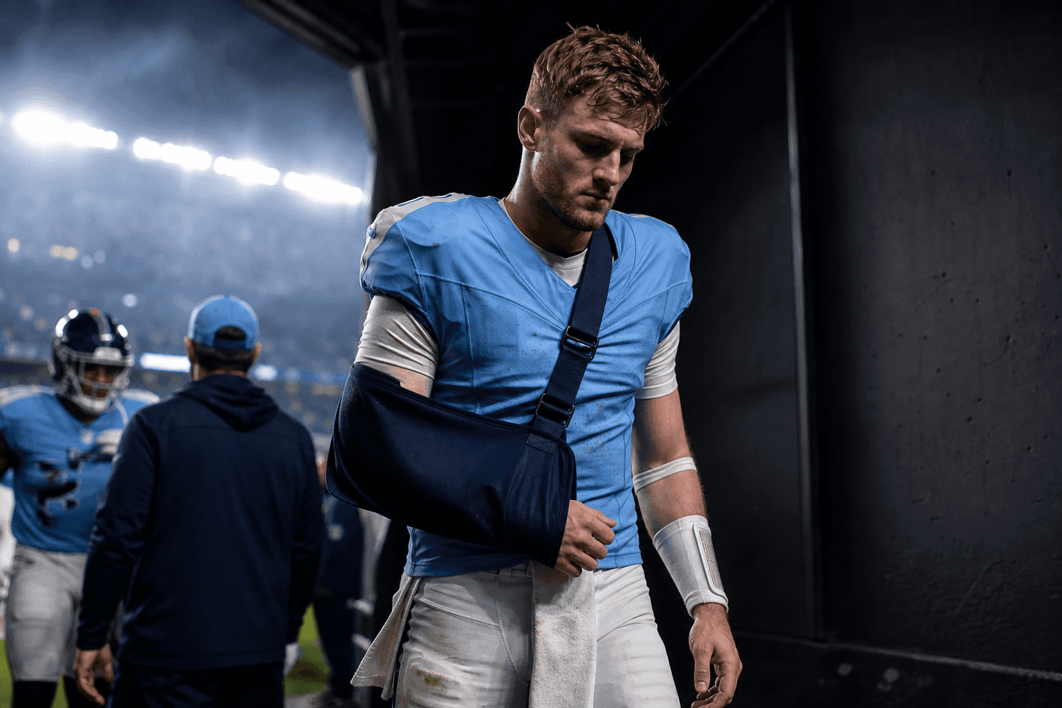 Editorial sports image for Titans Waive QB Will Levis, Ending His Run in Tennessee