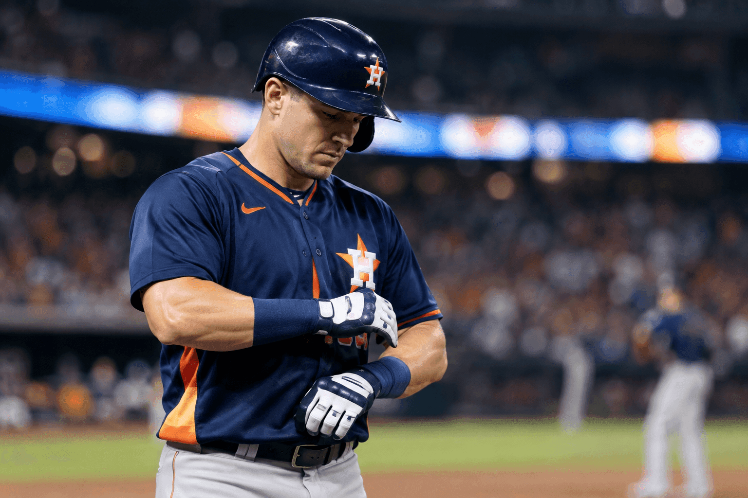 Editorial sports image for Astros Place Daulton Varsho on IL After He Played Through Wrist Cysts for Three Months
