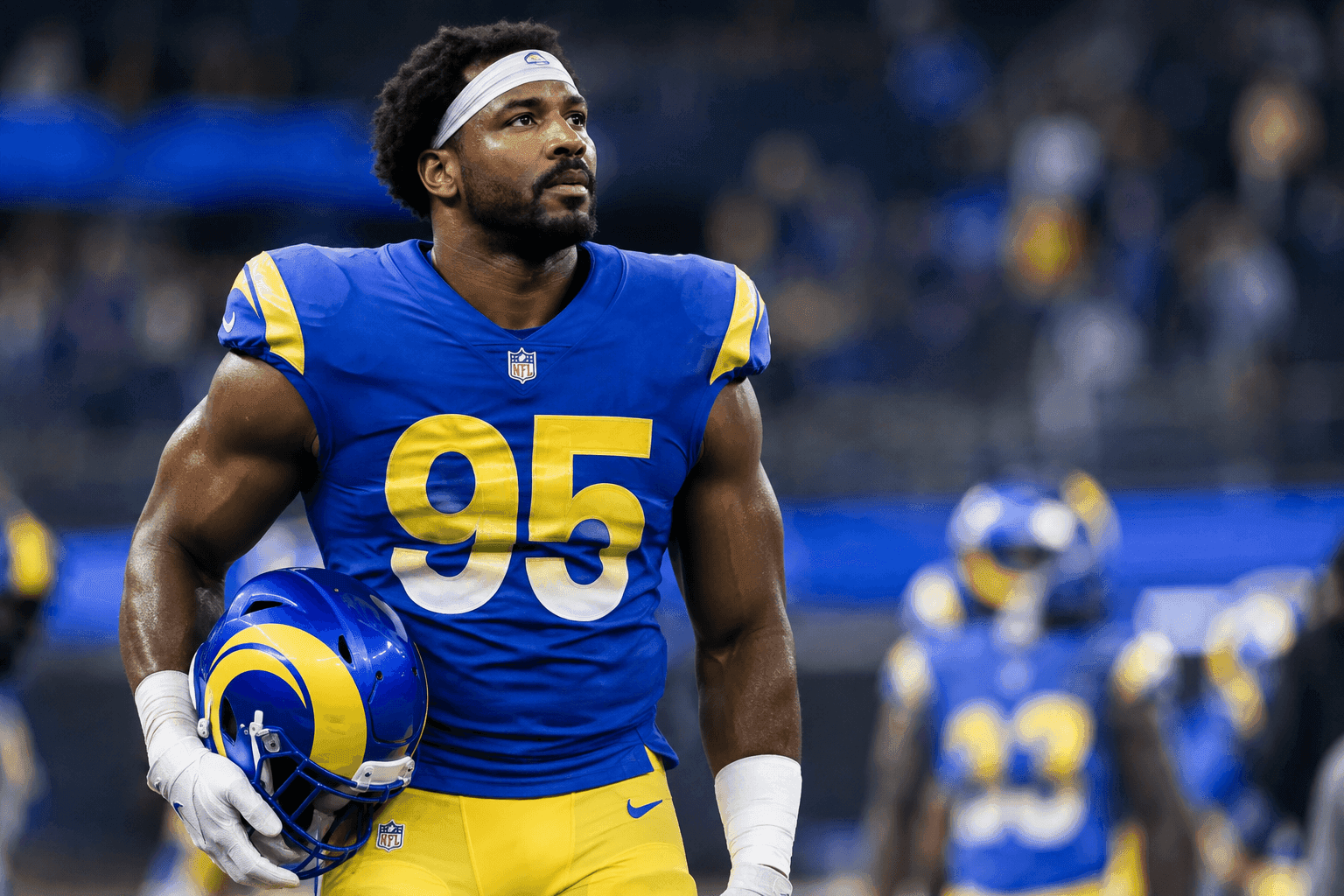 Editorial sports image for Myles Garrett Hits IR After Rams' Brutal Opening Night Loss
