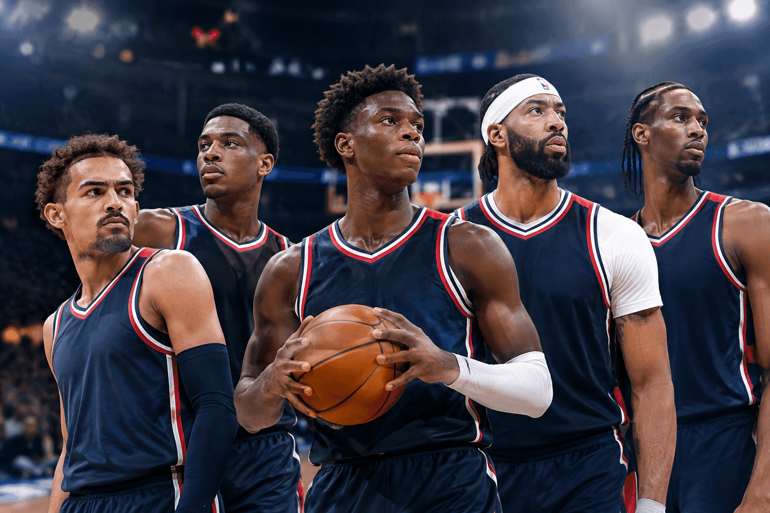 Editorial sports image for Wizards Unleash the 2K Lineup: Dybantsa Debuts Alongside Trae and AD