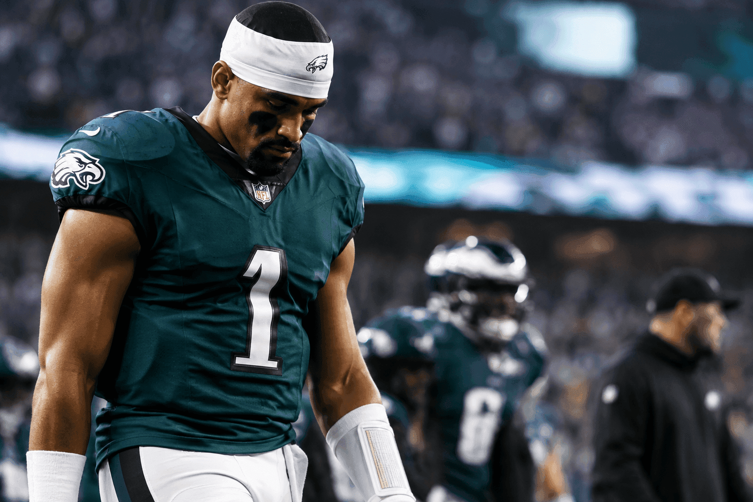 Editorial sports image for Eagles Hit Panic Button as Jalen Hurts Lands on Indefinite IR