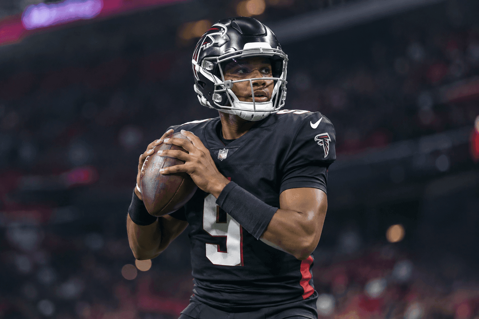 Editorial sports image for Michael Penix Jr. Dodges Serious Rib Injury, Status Up in the Air for Week 6