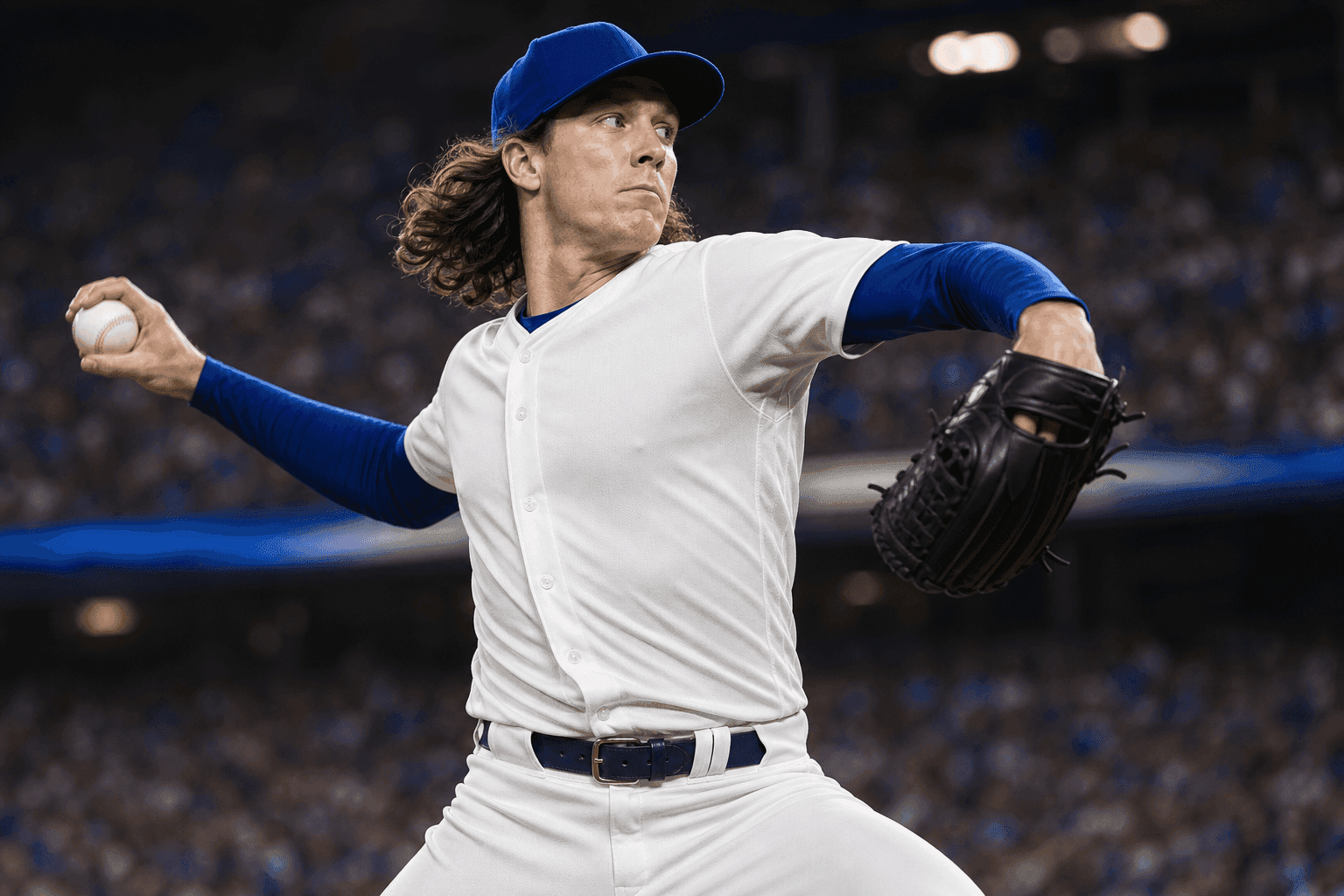Editorial sports image for Tyler Glasnow Returns to Rescue the Dodgers' Rotation