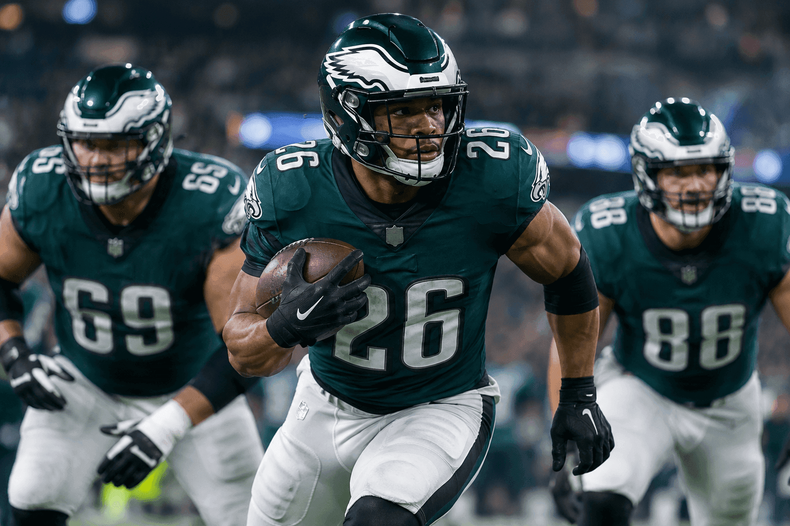 Editorial sports image for Saquon Barkley 'Trending' Toward Return Tonight Against Cowboys