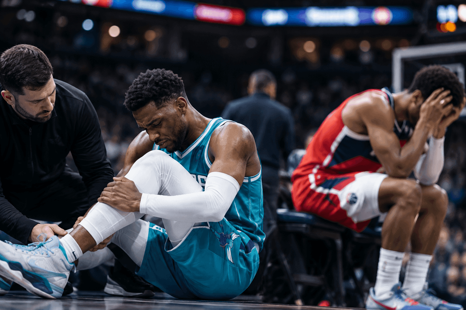 Editorial sports image for Hornets and Wizards Limp Into Tipoff With Absurd Injury Report