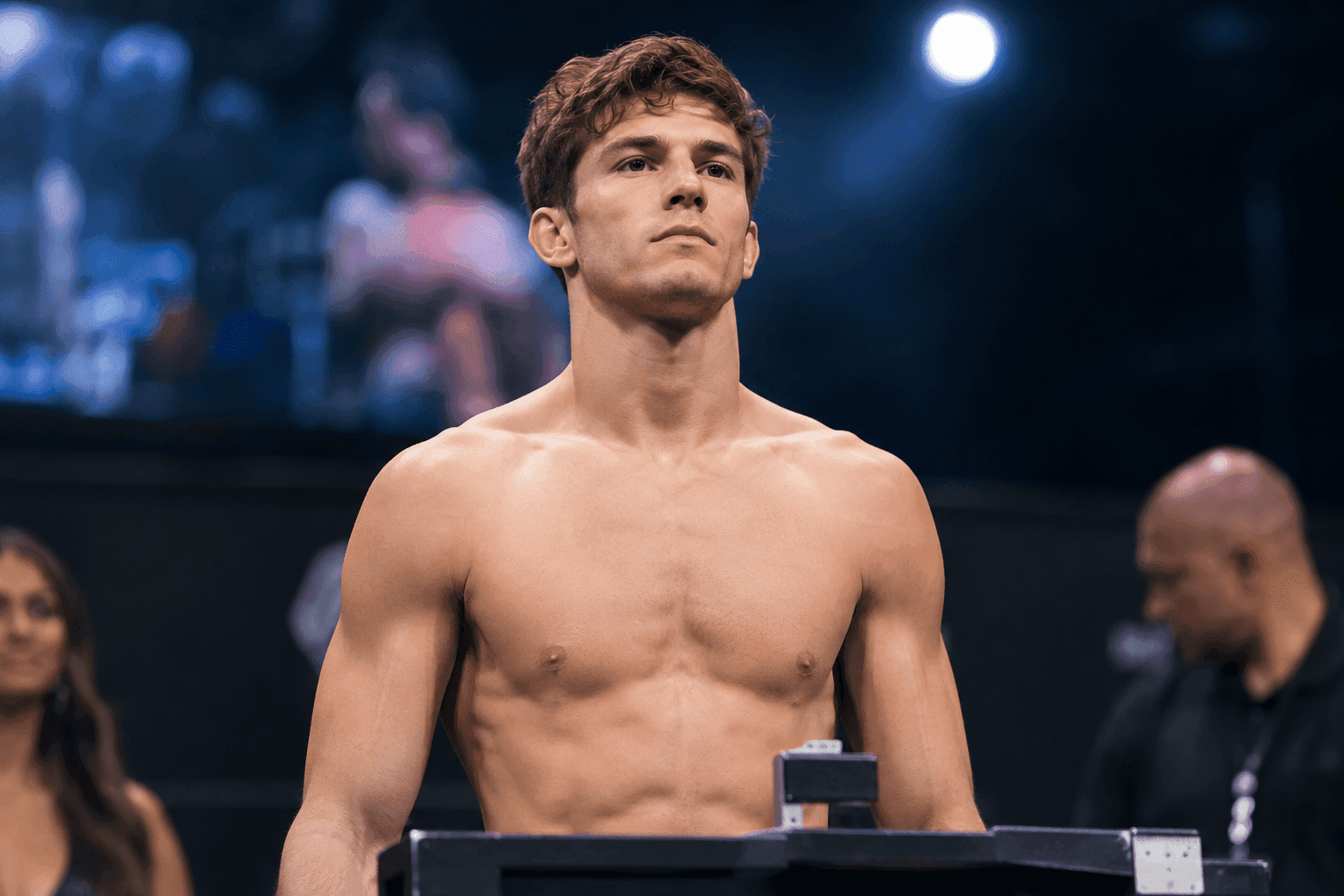 Editorial sports image for Payton Talbott Clears the Scale at 135.5 Pounds for UFC 332