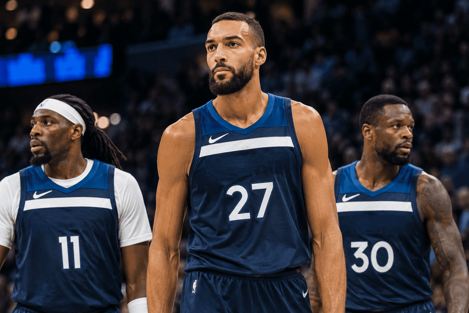 Editorial sports image for Rudy Gobert's Back Lands Him on the Questionable List Again