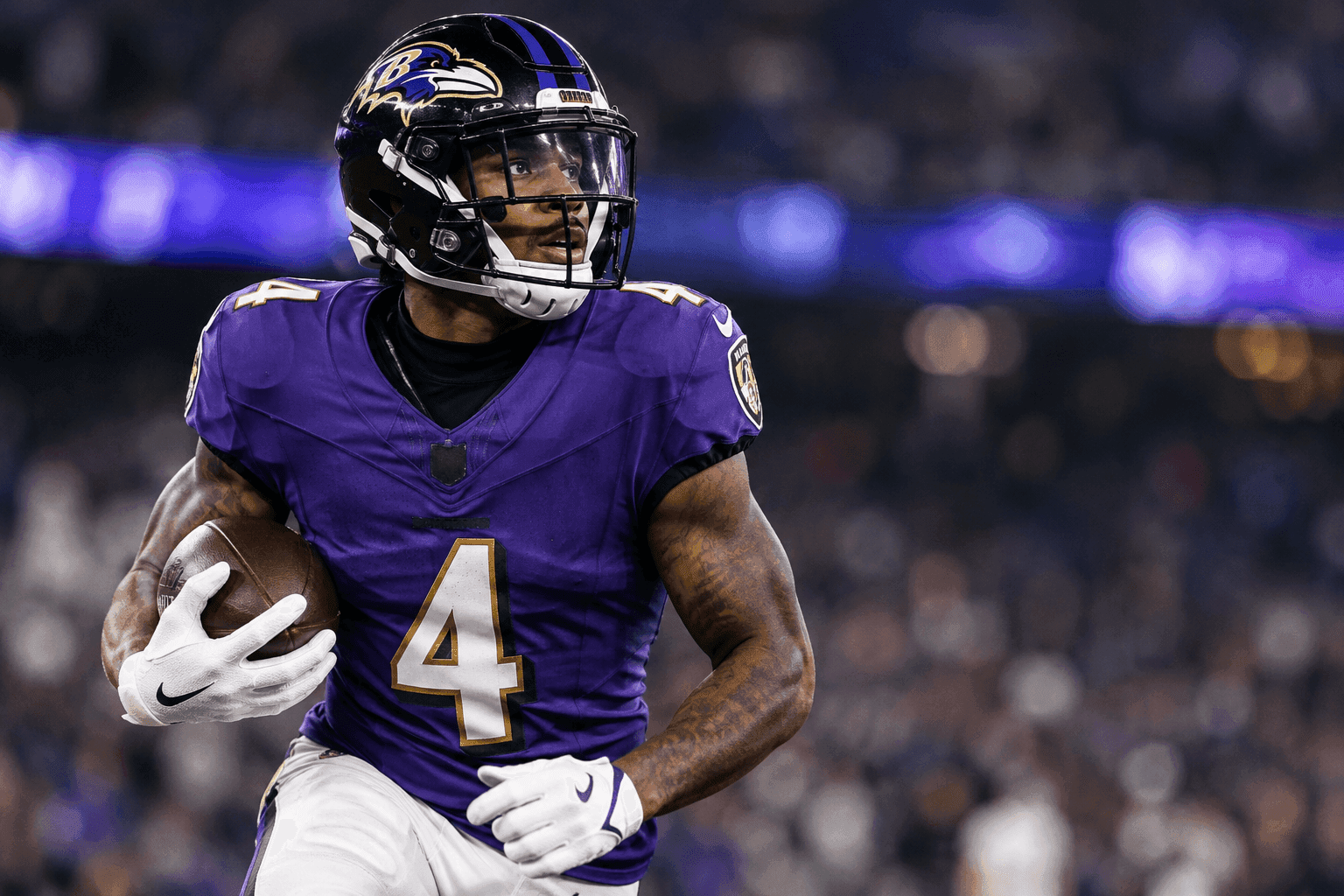 Editorial sports image for Zay Flowers Expected to Play Sunday Night Despite Foot Injury