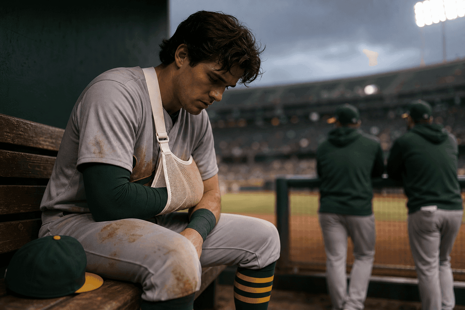 Editorial sports image for Jacob Wilson's Shoulder Surgery Puts a Bow on Another Miserable A's Season