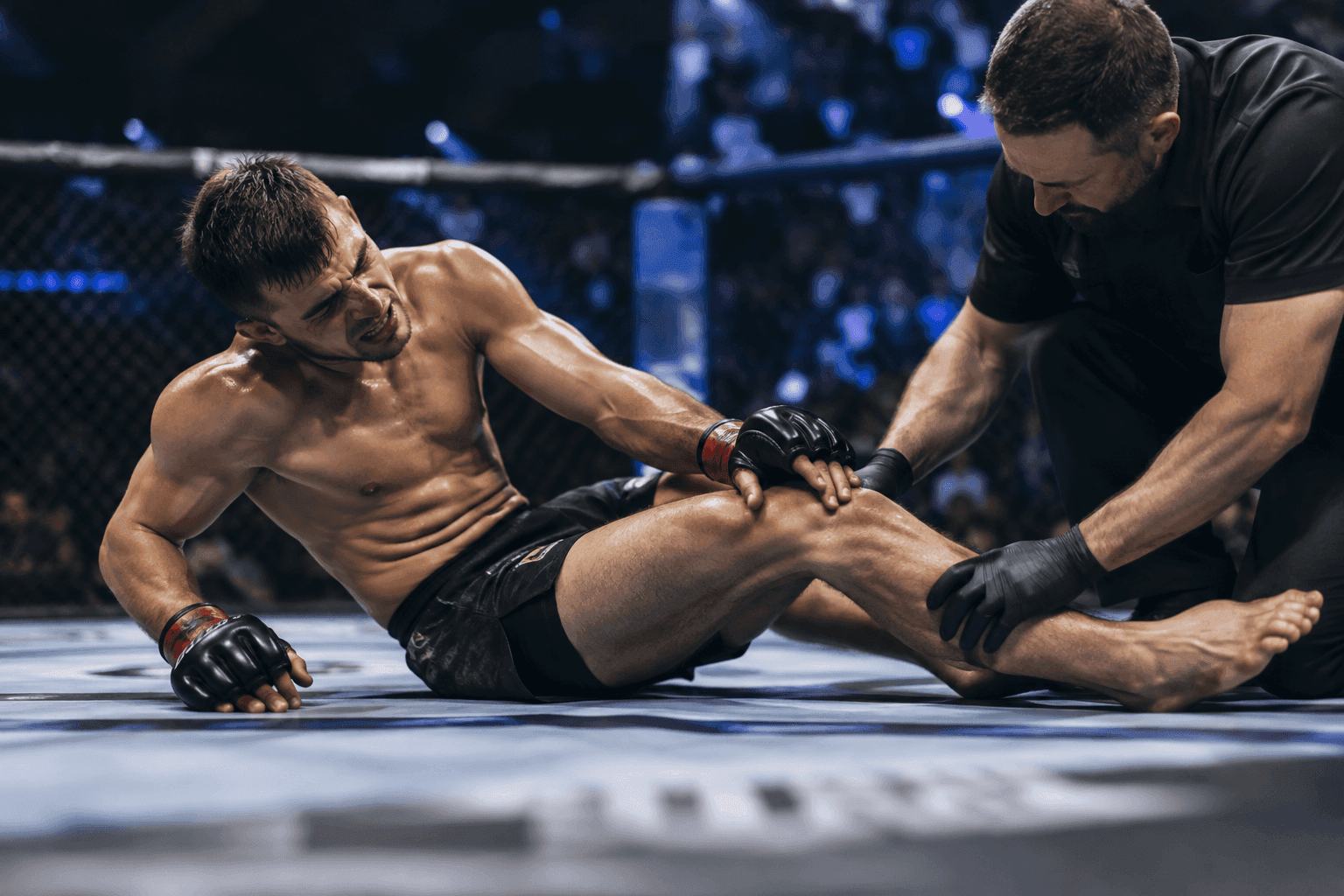 Editorial sports image for UFC Vegas 124 Loses a Featherweight to a Brutal ACL Tear