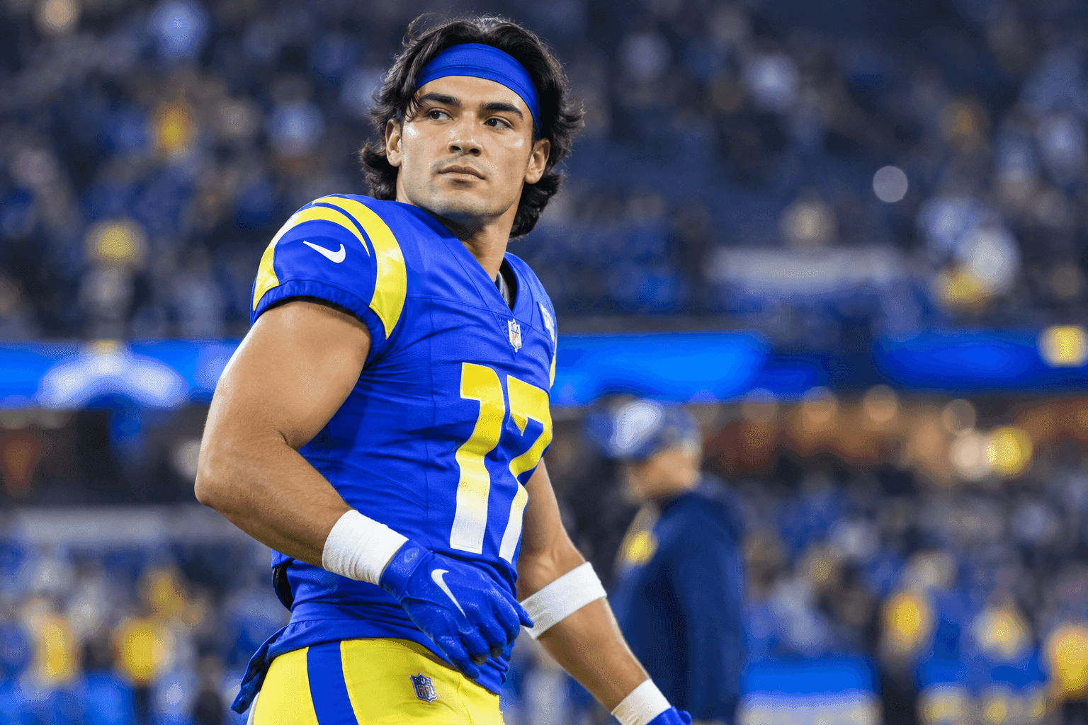 Editorial sports image for Puka Nacua's Friday Injury Downgrade Puts Monday Night Football Plans in Purgatory