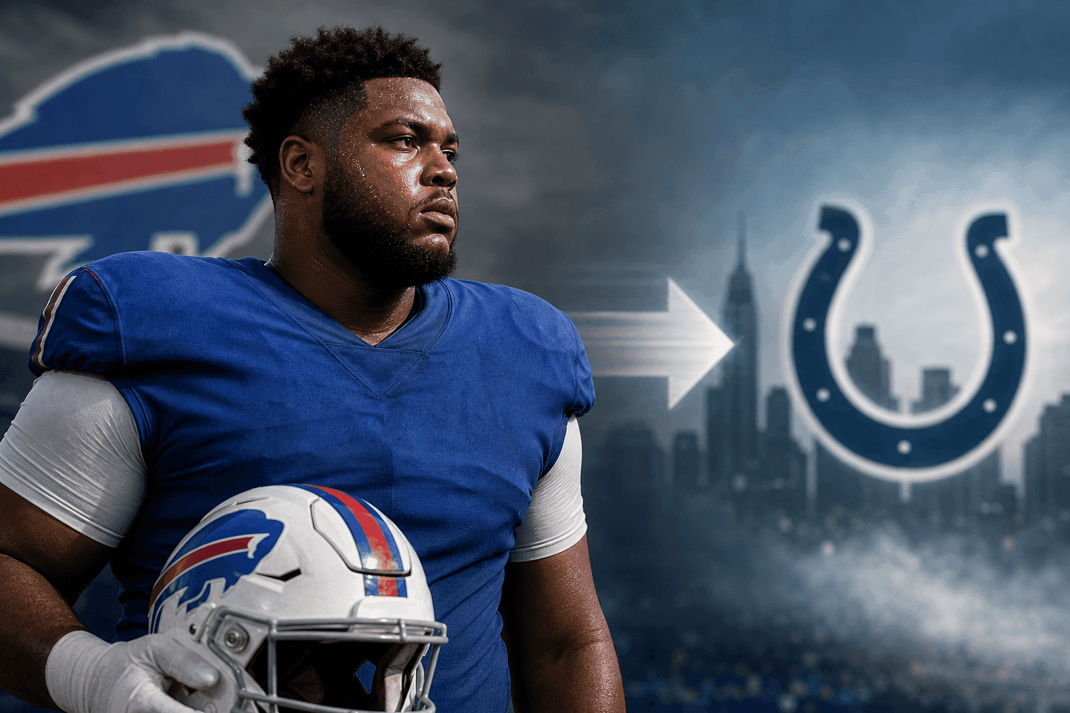 Editorial sports image for Bills Ship Backup Center Sedrick Van Pran-Granger to the Colts