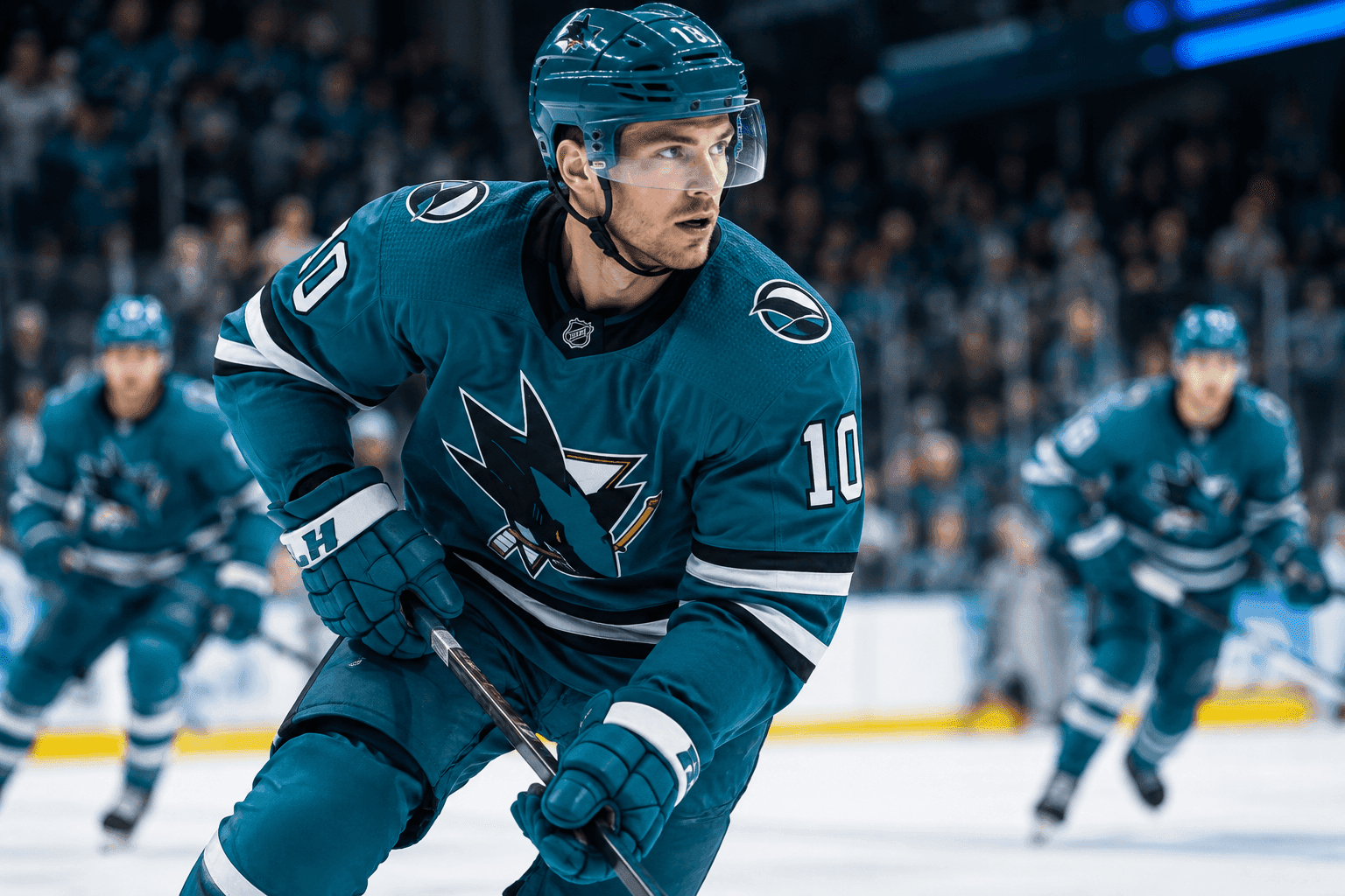 Editorial sports image for Sharks Lose Alex Wennberg Week-to-Week Just as Things Were Looking Up