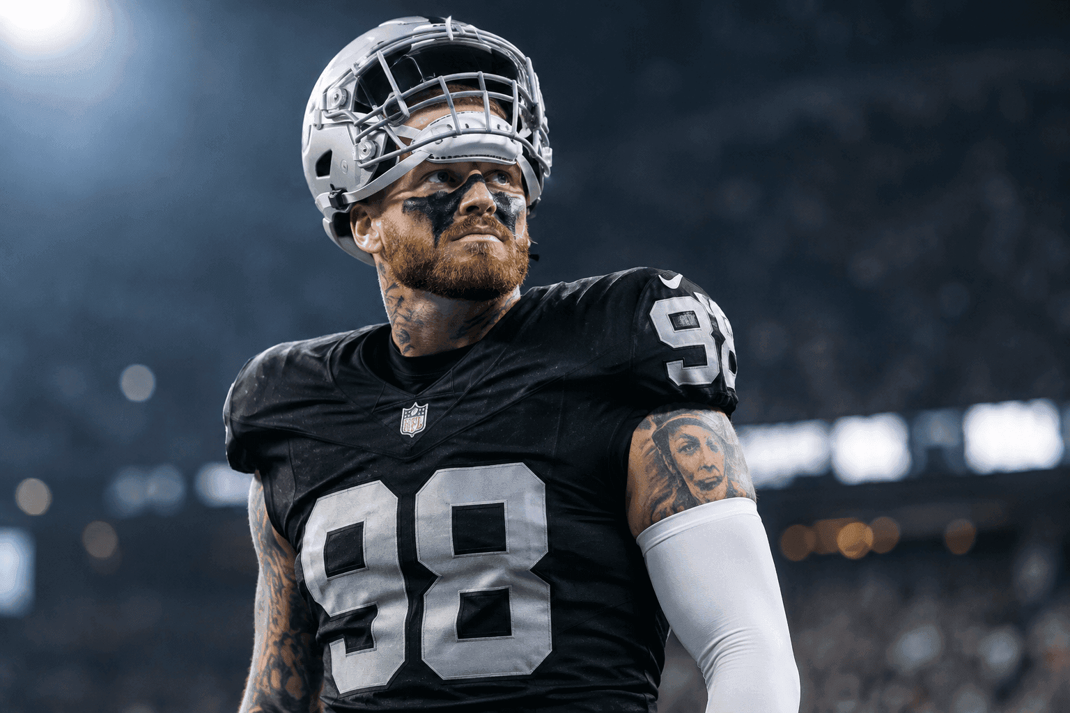Editorial sports image for Maxx Crosby Shuts Down Trade Market, Stays With Raiders