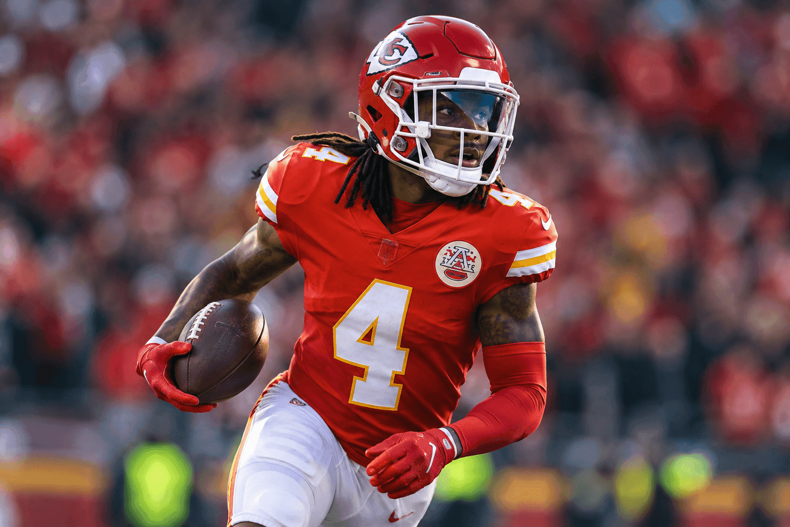 Editorial sports image for Rashee Rice is Fully Cleared, and the Broncos' Secondary is Officially on Notice