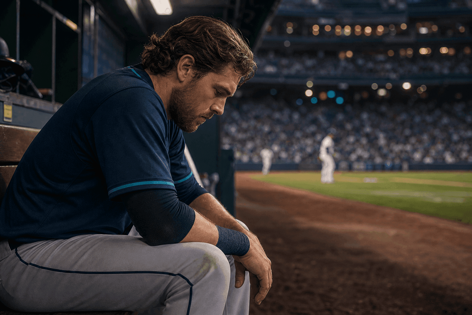 Editorial sports image for Mariners Lose Brendan Donovan to Concussion IL Just as His Bat Catches Fire