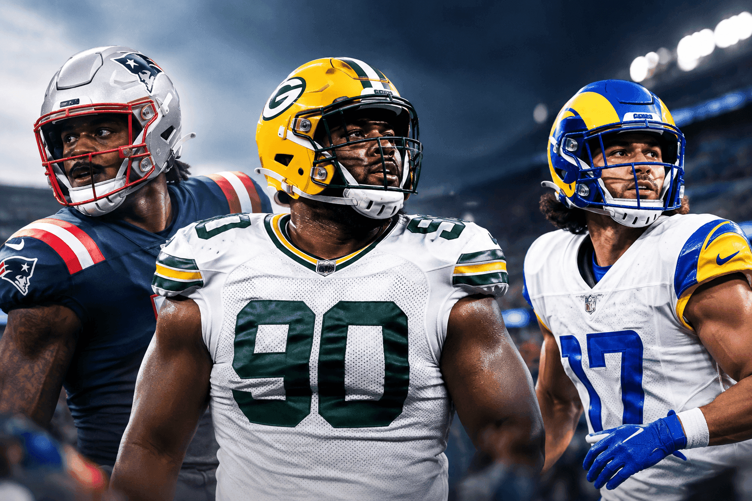 Editorial sports image for Saturday Injury Dump: Puka Nacua's Hip, Hargrave's Concussion, and a Patriots Downgrade