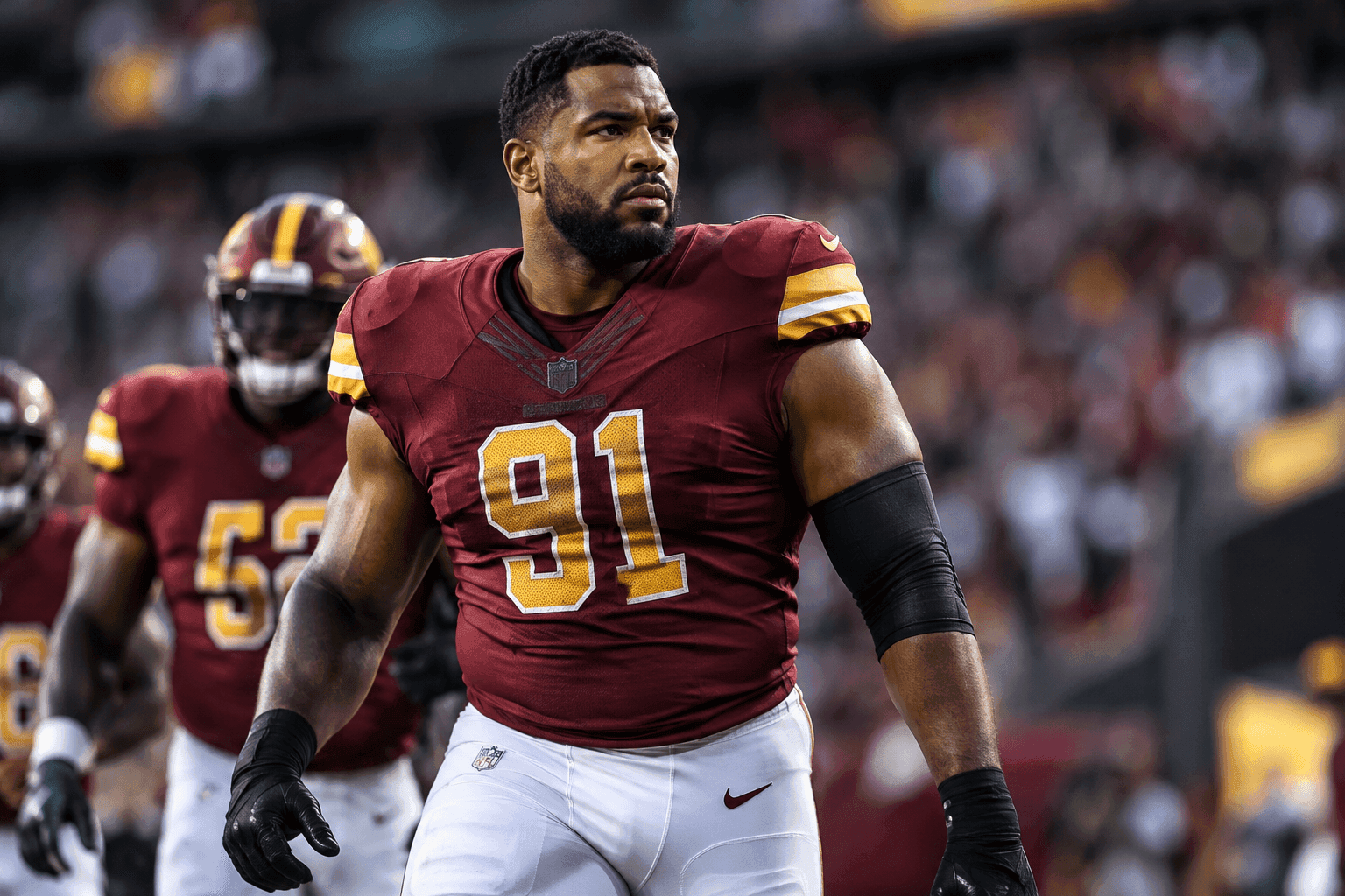 Editorial sports image for Commanders Activate Deatrich Wise Jr., Shuffle Roster Ahead of Giants Matchup